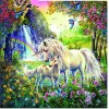 2019 New Fantasy Kids Gift Unicorn 5d Diy Diamond Painting Kits UK VM7612