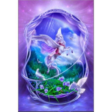 2019 New Bedazzled Fantasy Mystical 5d Diy Diamond Painting Kits UK VM9851