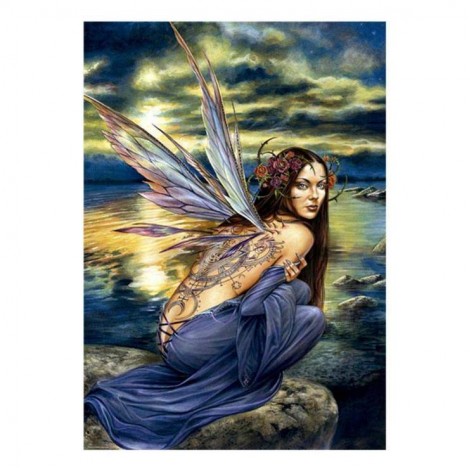 2019 Best Fairy Portrait Pattern Diy 5d Full Diamond Painting Kits UK QB5894