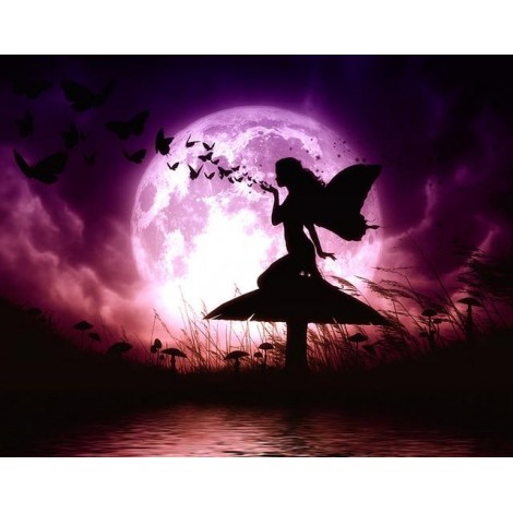 2019 Dream Sky Fairy Portrait 5d Diy Diamond Painting Kits UK VM28149