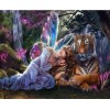 2019 Dream Fairy And Tiger 5d Diamond Painting Kits UK VM1005