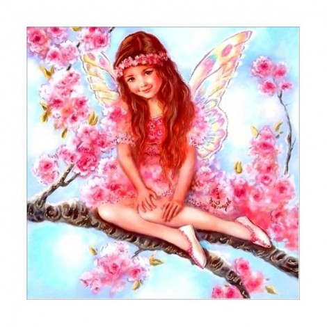 New Angel Pattern Diy 5d Full Drill Diamond Painting Kits UK QB6003
