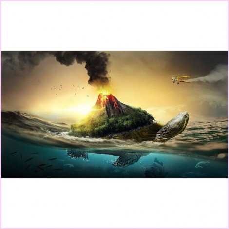 Turtle 5D DIY Diamond Painting Kits UK KN80051