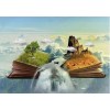 New Fantasy Mystical Book 5d Diy Cross Stitch Diamond Painting Kits UK QB7096