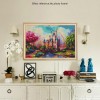 Oil Painting Style Fantasy Castle 5D Diy Embroidery Cross Stitch Diamond Painting Kits UK NA0017