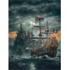 Full Square Drill Dream Castle Ship 5D Diy Embroidery Cross Stitch Diamond Painting Kits UK NA0043