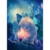 Dream 5d Diy Cute Cat Fairy Embroidery Cross Stitch Mosaic UK VM7504