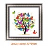Modern Art Styles Colorful Butterfly Tree Diamond Painting Kits UK AF9552
