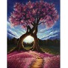 Popular Oil Painting Styles Warm Trees Diamond Painting Kits AF9568