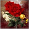Pretty Modern Art Styles Red Rose Diamond Painting Kits UK AF9310