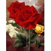 2019 Hot Sale Wall Decor Red Rose 5d Diy Diamond Painting Kits Flowers UK VM4019