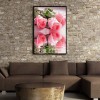 Pretty Pink Rose With Reflection Diamond Painting Kits UK AF9336