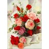 2019 New Hot Sale Entry Level Colorful Diy 5d Embroidery Kits Flower UK VM3620