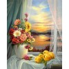 Oil Painting Style New Arrival Beautiful Flower 5d Diy Diamond Painting Kits UK VM09859