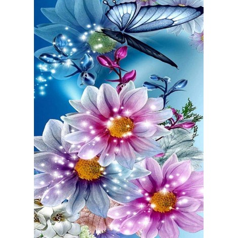 Special Style Flower Diy 5d Full Diamond Painting Kits UK QB5727