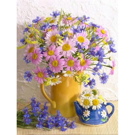 Cheap 2019 New Diy Diamond Embroidery Flower 5D Kit UK VM4074