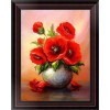 2019 New Hot Sale Decor Red Flower 5d Diy Diamond Painting Kits UK VM41194