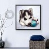 Funny Dog And Baseball 5d Diy Diamond Painting Dog Kits UK VM3009