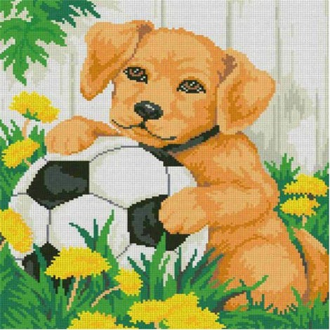 Special Dream Pet Dog Diy 5d Full Diamond Painting Kits UK QB5498