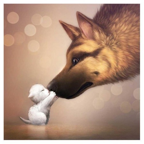 Best Special Pet Dog Diy 5d Full Diamond Painting Kits UK QB05495