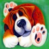 2019 Rhinestone Painting Cartoon Funny Dog 5d Diy Diamond Painting Kits UK VM4174