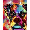 Colorful Modern Art Dream Dog 5d Diy Diamond Painting Cross Uk VM1942