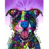 Hot Sale Special  Colorful Wall Decoration Dog Diy 5d Rhinestone Uk VM1946
