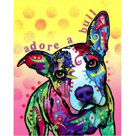 Hot Sale Special Colorful Wall Decoration Dog Diy 5d Painting Diamond UK VM1949