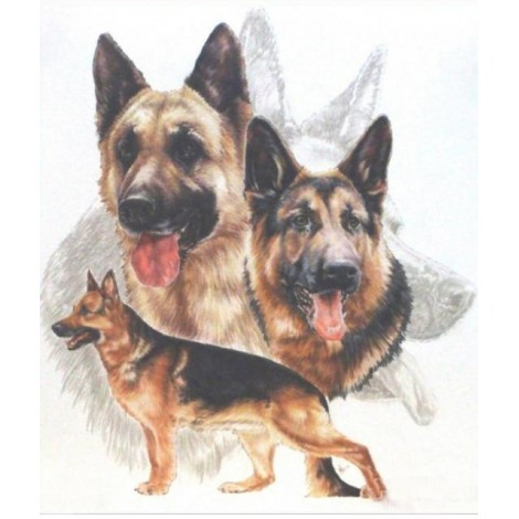 2019 New Hot Sale Decorating Dog Picture 5d Diy Diamond Painting Kits UK VM09538