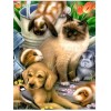 New Arrival Hot Sale Cute Dog Pattern 5d Diy Diamond Painting Kits UK VM9621