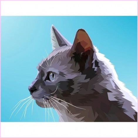 Cat 5d Diy Diamond Painting Kits UK KN80115