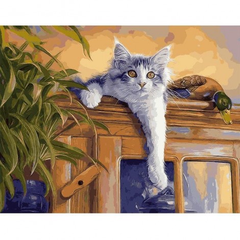 2019 Special Kids Gift Pet Cat Picture 5d Diy Diamond Painting Kits UK VM7253