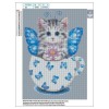 2019 Time Limited Fashion Cartoon Cute Little Kitten 5d Diy Diamond Painting Kits UK VM9805