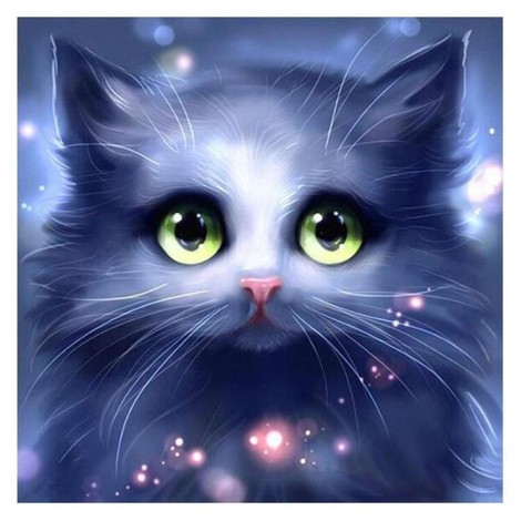 Cheap Hot Sale Cute Cat 5d Diy Cross Stitch Diamond Painting Kits UK  QB7055