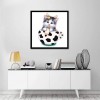 Hot Sale Special  Cat In Teacup Diy 5d Crystal Diamond Painting Kits Uk VM0015