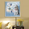 Popular Watercolor Cat 5d Diy Cross Stitch Diamond Painting Kits UK QB7092