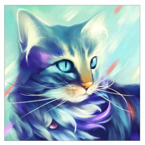 2019 Dream Colorful Cat 5d Diy  Cross Stitch Diamond Painting UK Kits VM0055