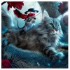 2019 New Hot Sale Wall Decor Cute Cat 5d Diy Diamond Painting Kits UK VM4113