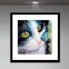 2019 Oil Painting Style Cat Pattern 5d Diy Crystal Painting Kits UK VM7321