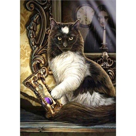 2019 Halloween Cat 5d Diy Diamond Painting Kits UK VM8057