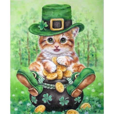 2019 Cheap Cute Cat 5d DIY Rhinestone Cross Stitch Kits UK VM8297