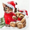 Christmas Hat Cat 5d Diy Diamond Painting Kits UK NW91173