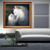 Popular Oil Painting Style Cat 5d Diy Cross Stitch Diamond Painting Kits UK QB7079