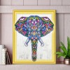 Half Drill Colorful Elephant Diamond Painting Kits HD90011