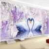 Hot Sale Dream Love Swan Diamond 5d Diy Diamond Painting Kits UK VM9081