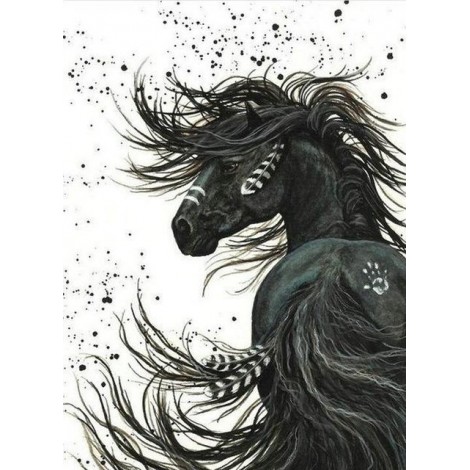 Special Dream Horse Pattern Diamond Painting Cross Stitch Kits UK VM20009