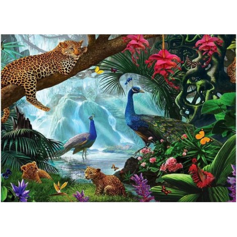 Cheap Dream Peacock 5d Diy Diamond Painting Kits UK AF9084
