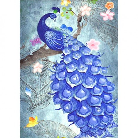 2019 Dream Animal Peacock Portrait 5d Diy Diamond Painting Full Kits UK VM8403