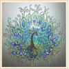 Half Drill Peacock Diamond Painting Kits HD90107
