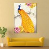 Modern Art Styles Gold Peacock 5d Diy Diamond Painting Kits UK AF9081